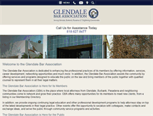 Tablet Screenshot of glendalebar.com